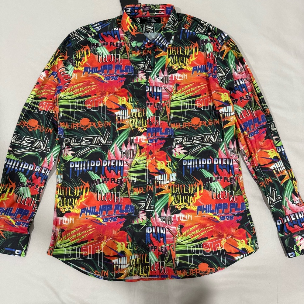 Philipp Plain Men’s Rock Button-Down Shirt XL 
NEW